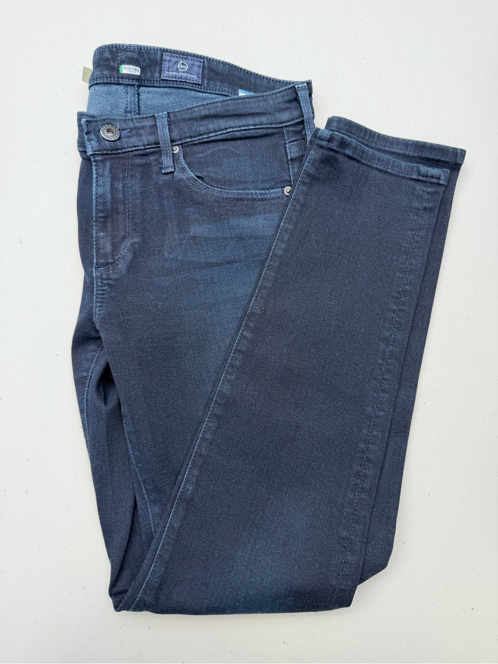 AG Adriano Goldschmied Dark Wash Skinny Jeans - Women’s Size 27R - Picture 5 of 11